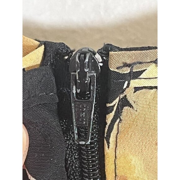 Vintage Floral Tank Mini S Black Retro Classic Chic Preppy Y2K Neutral HOCO 80s - Picture 7 of 10